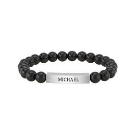 Personalized Black Onyx Bracelet 11787 0030 a main