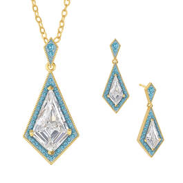 Edge of Elegance Pendant with FREE Matching Earrings 12591 0018 l december