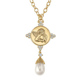Guardian Angel Pearl Necklace 10804 0015 c front