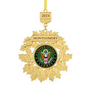Personalized 2024 US Army Ornament 11924 0018 b front