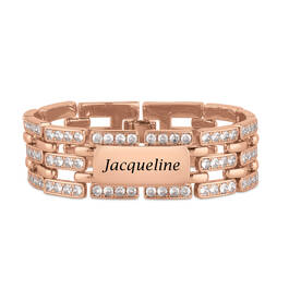 Personalized Copper Link Bracelet 12172 0015 a main