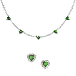 Love and Radiance Necklace with FREE Matching Earrings 12436 0017 h august
