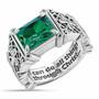 “I Can Do All Things" Birthstone Ring, I Can Do All Things Birthstone Ring 6524 001 2 5