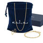Golden Glamour Triple Necklace Bracelet&Earring Collection 12917 0015 j giftboxpouch