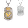 Personalized Liberty Diamond Dog Tag 11231 0024 a main