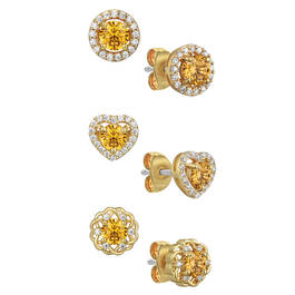 Genuine Birthstone Earring Set 12496 0014 n november