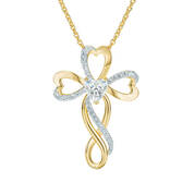 Love Grace Diamond Cross Pendant 12667 0017 a main