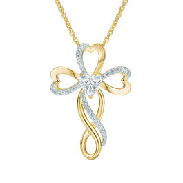 Love Grace Diamond Cross Pendant 12667 0017 a main