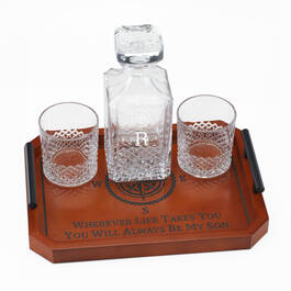For My Son Personalized Decanter Set 12567 0018 a main