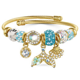 sparkling sea crystal charm bracelet UK SSCCB b two