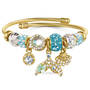 sparkling sea crystal charm bracelet UK SSCCB b two