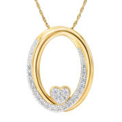 Love Of My Life Diamond Heart Pendant 11017 0016 b front