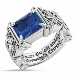 I Can Do All Things Birthstone Ring 6524 001 2 9