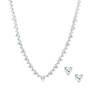 Hearts Afire Tennis Necklace with FREE Matching Earrings 11988 0011 a main