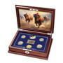 Platinum Gold Buffalo Coin and Stamp set 11749 0011 d display