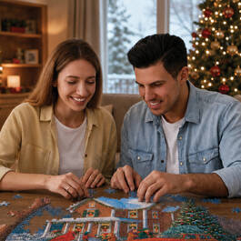 Home for the holidays personalized puzzle 12780 0019 b model