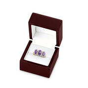 Amethyst Trio 14kt Gold & Diamond Ring 12287 0017 g displaybox