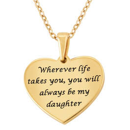 Always My Daughter Diamond Pendant Music Box 2869 0063 d pendant back