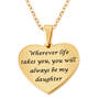 Always My Daughter Diamond Pendant & Music Box, Always My Daughter Diamond Pendant Music Box 2869 0063 d pendant back