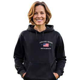 Faith Family Freedom Hoodie 12734 0016 p model front