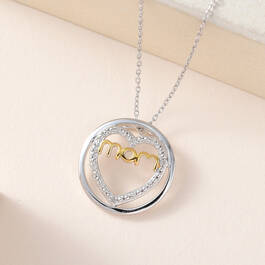 Forever Love Mom Pendant 11142 2341 b flat