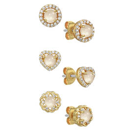 Genuine Birthstone Earring Set 12496 0014 i june