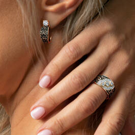 The Copper Inspiration Ring with FREE Matching Earrings 12351 0018 m model