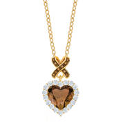 Mocha Crystal Pendants 6074 0040 b february