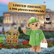 The Queen Elizabeth II 100th Birthday Bear by Steiff 10859 0035 b limited edition