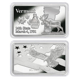 America the Beautiful Silver Plated Ingot Collection 11985 0014 zu VT