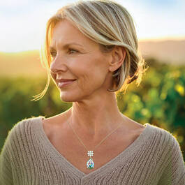 The Radiant Bloom Crystal Diamond Pendant 12597 0012 m model