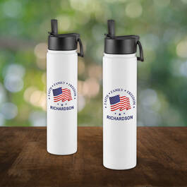 The Personalized Faith Family Freedom Insulated Water Bottle Duo 12446 0023 b bottle