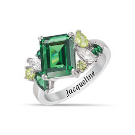 Personalized True Colors Seven Carat Birthstone Ring 11843 0016 e may