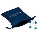 Blue Wave Floral Earrings 12121 0033 g gift pouch