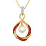 The Pearl & Birthstone Pendant, The Pearl Birthstone Pendant 6901 0015 b front
