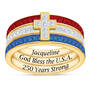 God Bless the USA Stackable Ring Set 12366 0011 a main