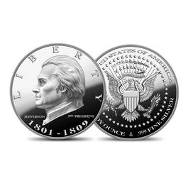 US Presidential Silver Commemoratives 9154 0252 g Jeffersoncommemorative