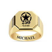 The Personalized US Army Commemorative Diamond Set 12624 0019 b ring