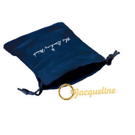 Personalized Keychain 1040 0166 g gift pouch