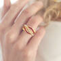 Golden Swirl Birthstone Ring 12672 0010 m model
