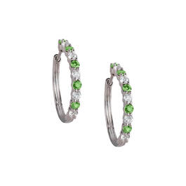 Birthstone Brilliance Hoops 12064 0016 h august