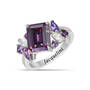 Personalized True Colors Seven Carat Birthstone Ring 11843 0016 b february