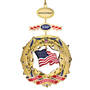 USA 250th Anniversary Personalized Gold Ornament 12481 0011 a main