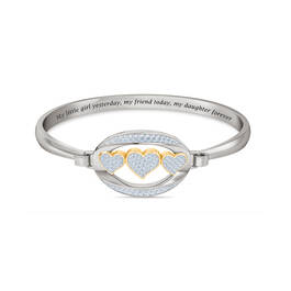 My Daughter I Love You Diamond Bangle 6549 0013 b bracelet