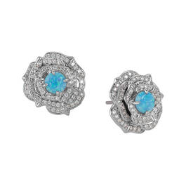 Personalized Love Blossom Ring with FREE Matching Earrings 12226 0011 e earring
