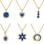 Sapphire Blue Sensational Golden Pendant Collection 12431 0012 a main