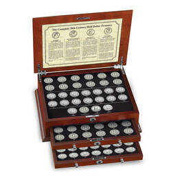 Complete 20th Century Half Dollar Collection 2986 0129 c display