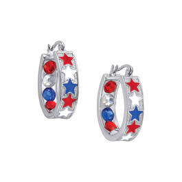 Stars Freedom Inside Out Hoop Earrings 4608 0040 a main