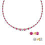 Birthstone Tennis Necklace 11948 0010 j october