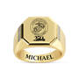 The Personalized US Marines Commemorative Diamond Set 12624 0035 b ring